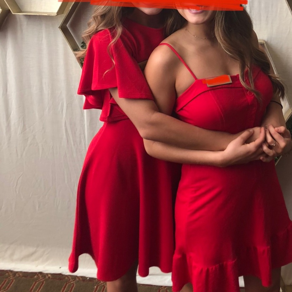 Red Cocktail Recruitment Dress - Picture 11 of 11